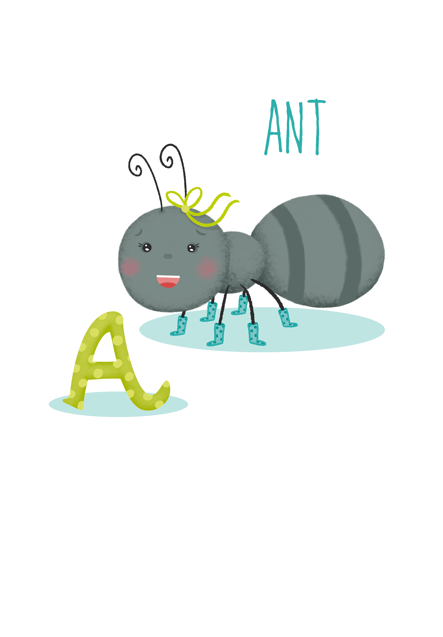 Ant alphabet friend
